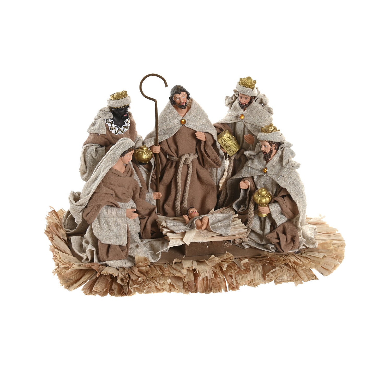NACIMIENTO POLIESTER RESINA 40X24X23:5 BEIGE