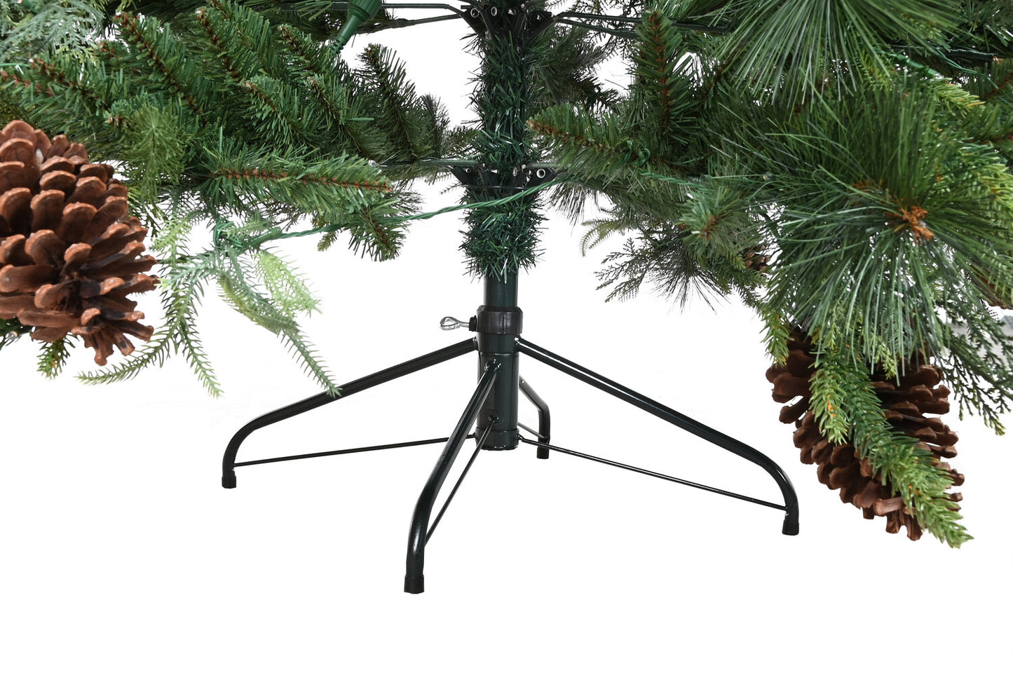 ARBOL LED PE 91X91X150 180L 593 RAMAS VERDE