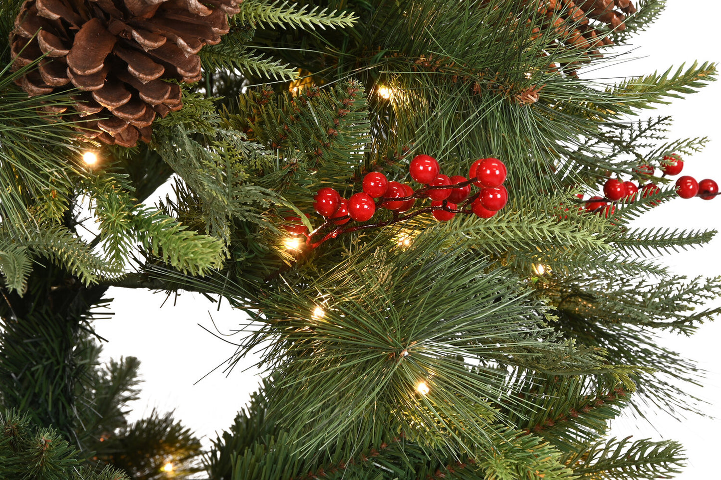 ARBOL LED PE 91X91X150 180L 593 RAMAS VERDE