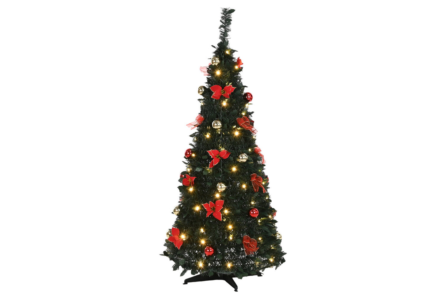ARBOL LED PVC 63:5X63:5X150 IP44 PLEGABLE ROJO