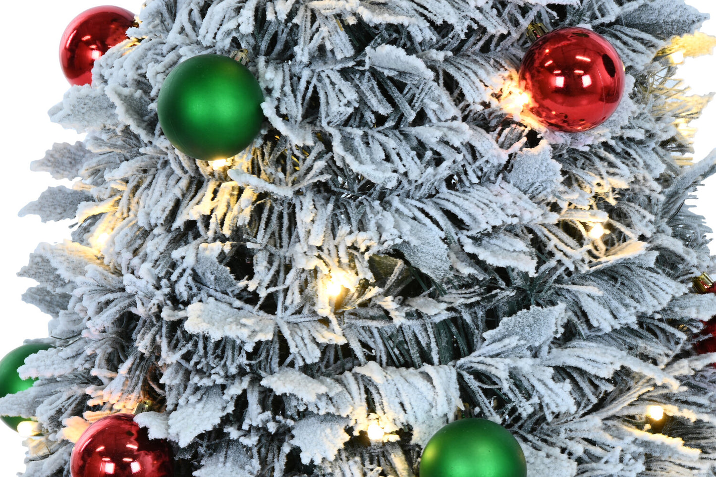 ARBOL LED PVC 71X71X180 IP44 PLEGABLE NEVADO VERDE