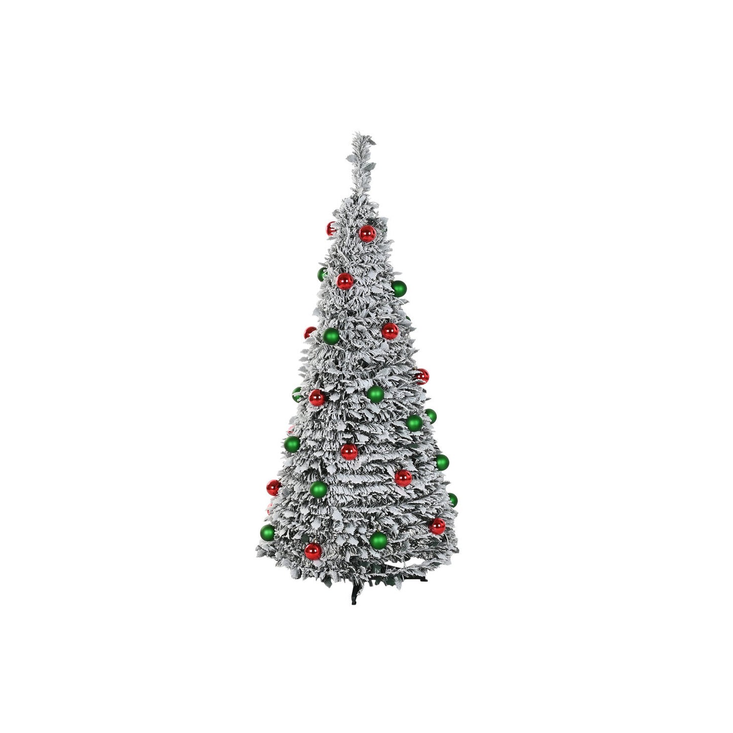 ARBOL LED PVC 71X71X180 IP44 PLEGABLE NEVADO VERDE
