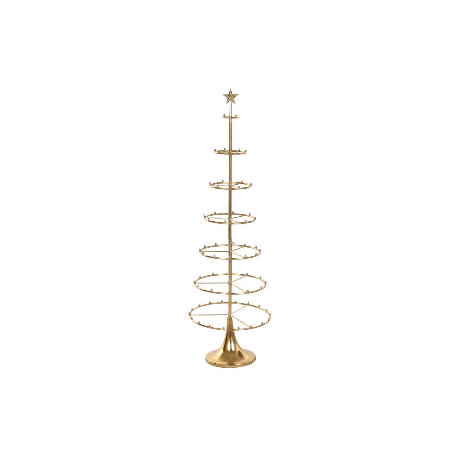 ARBOL METAL 40:5X40:5X133 EXPOSITOR DORADO