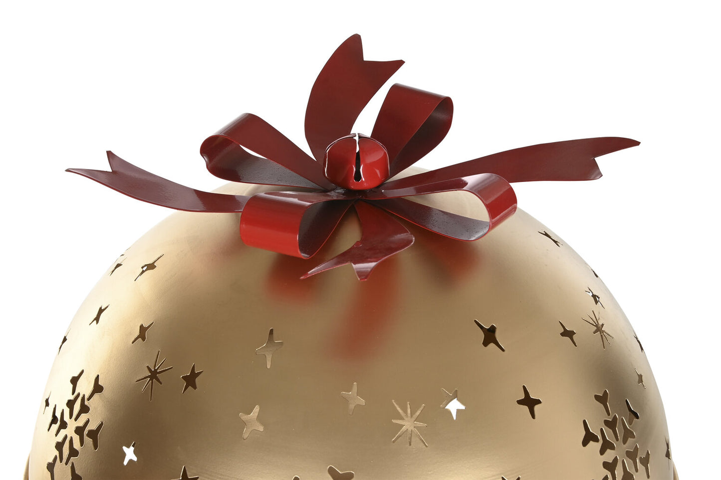 FIGURA METAL 61X61X163 PORTAVELA ROJO