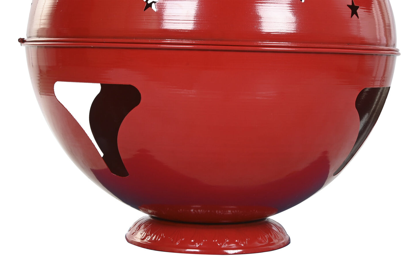 FIGURA METAL 61X61X163 PORTAVELA ROJO