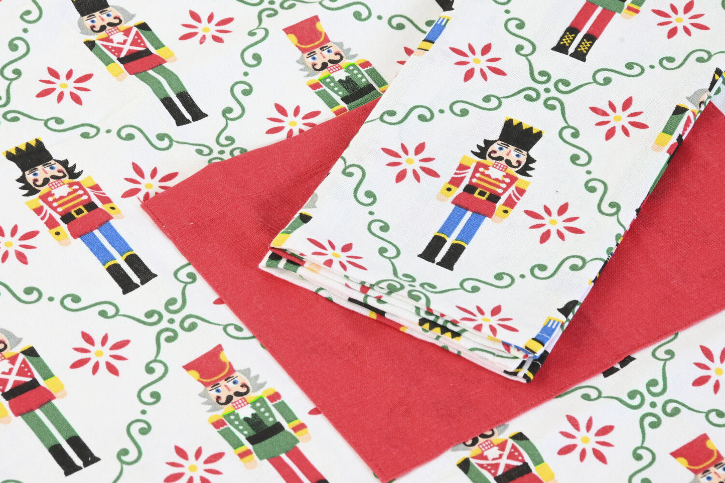 DELANTAL SET 2 ALGODON 60X0:2X80 CASCANUECES ROJO