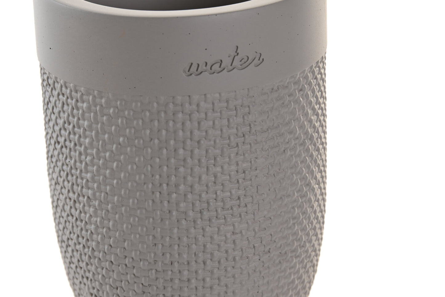 VASO CEMENTO 8X8X10:5 MATE GRIS