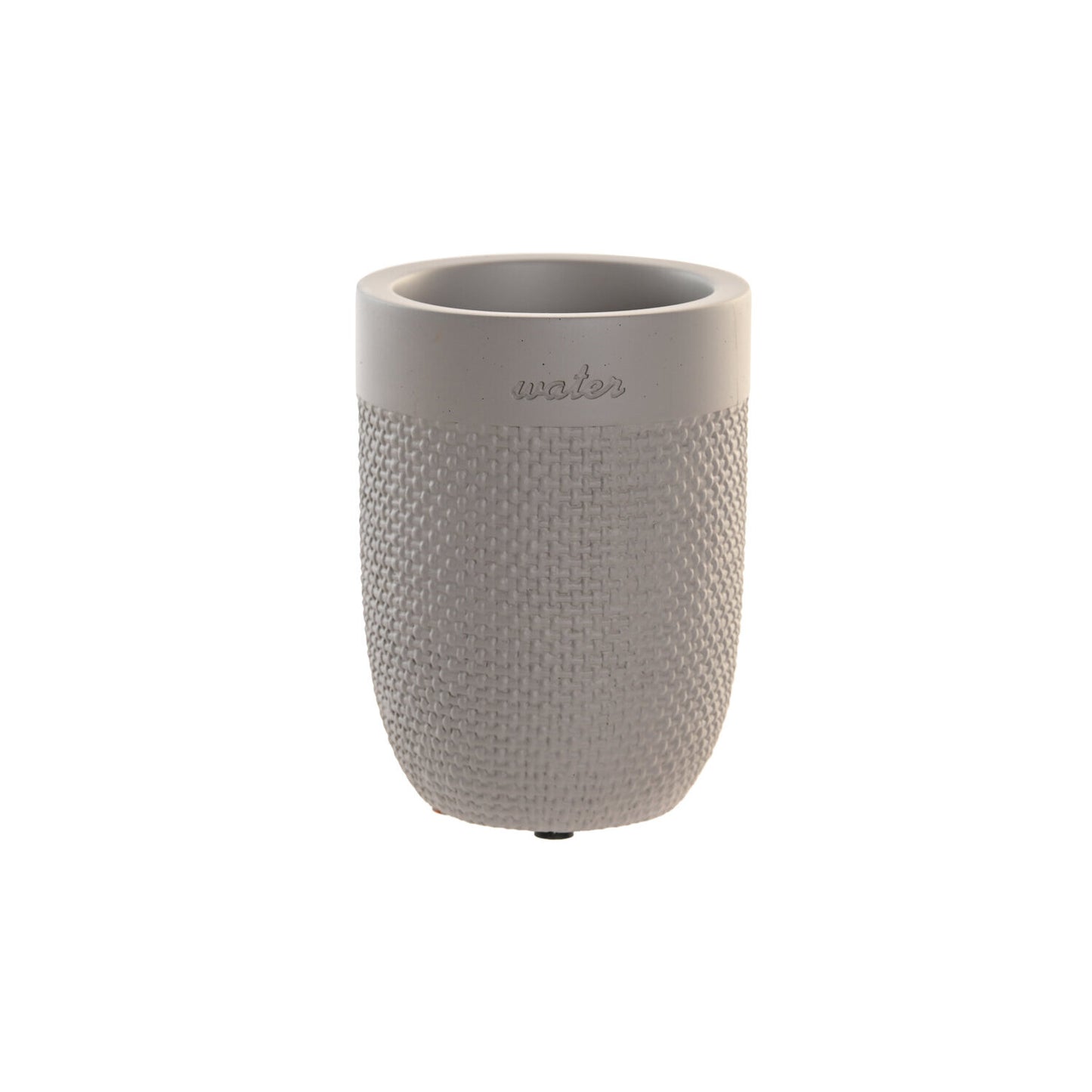 VASO CEMENTO 8X8X10:5 MATE GRIS