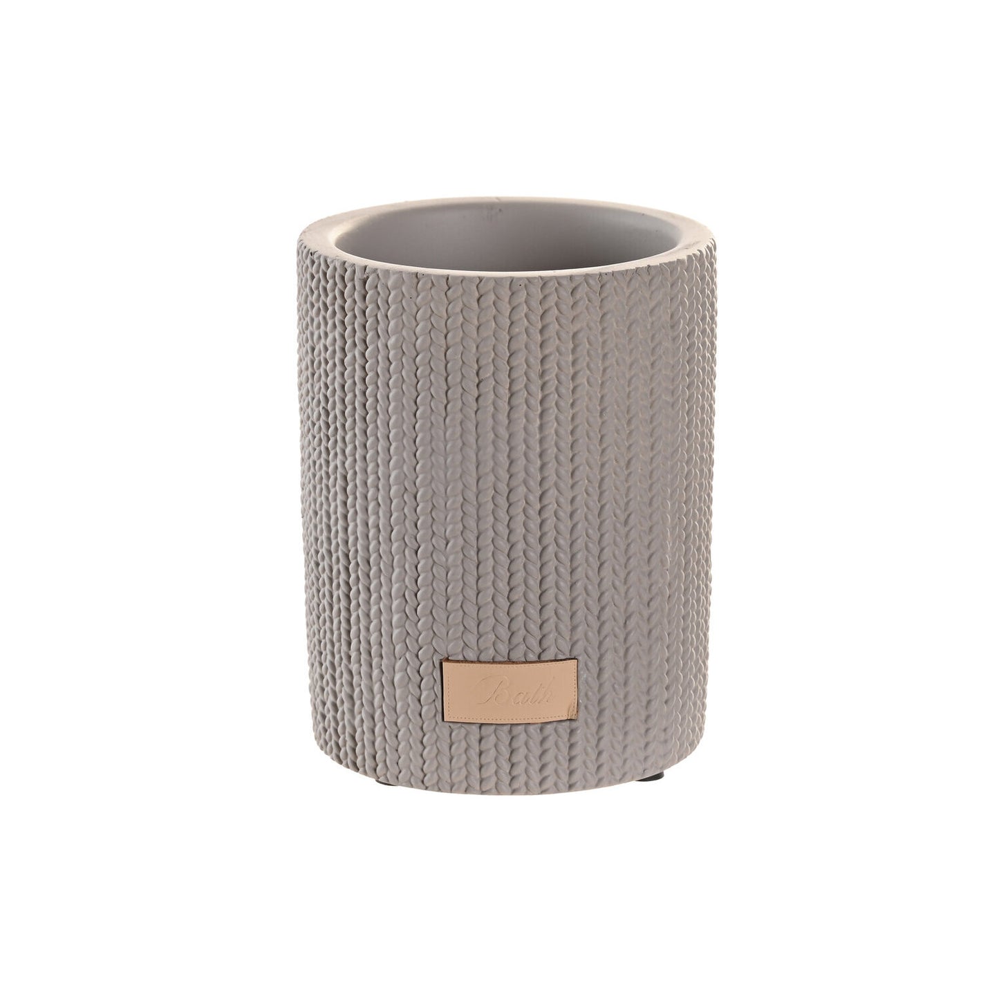 VASO CEMENTO 8X8X10 MATE GRIS