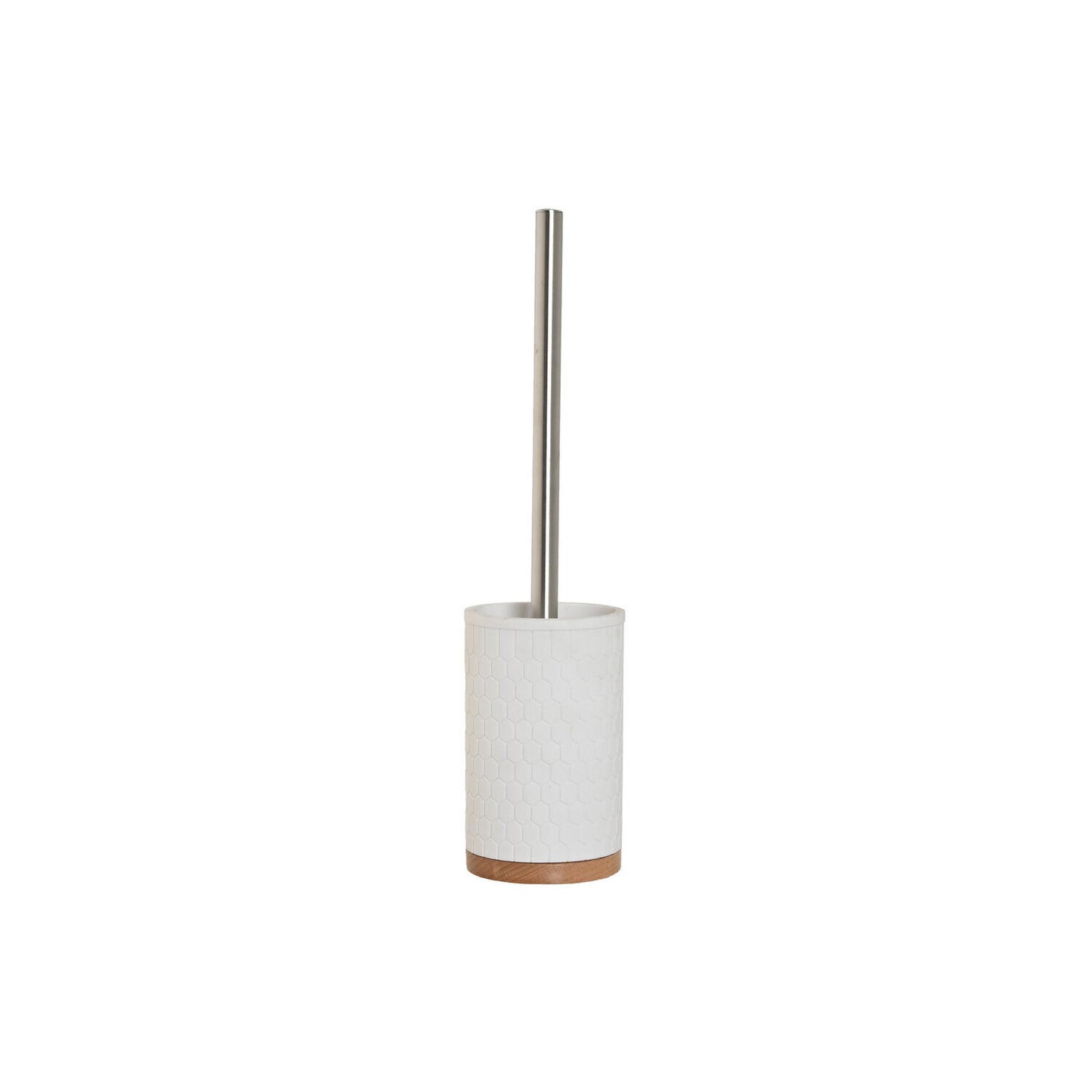 ESCOBILLERO RESINA BAMBU 9X9X37 BLANCO