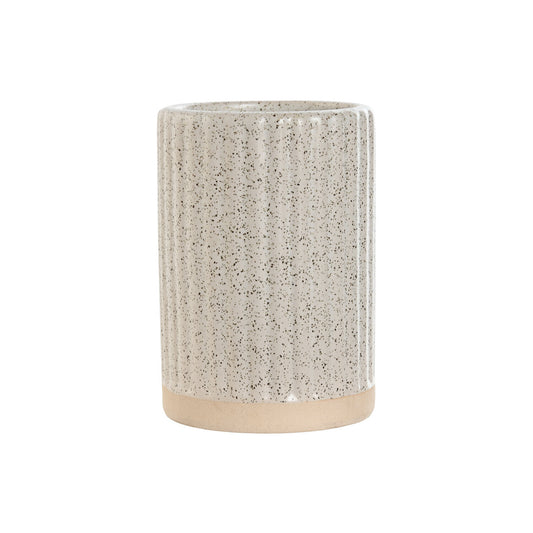 VASO GRES 7X7X10:5 MATE BEIGE