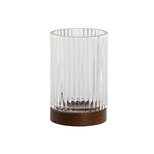 VASO CRISTAL ACACIA 7:5X7:5X11:5 TRANSPARENTE