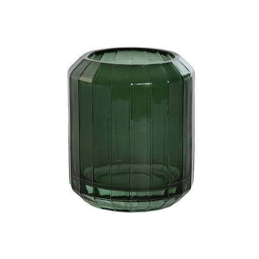 VASO CRISTAL 8X8X10 VERDE