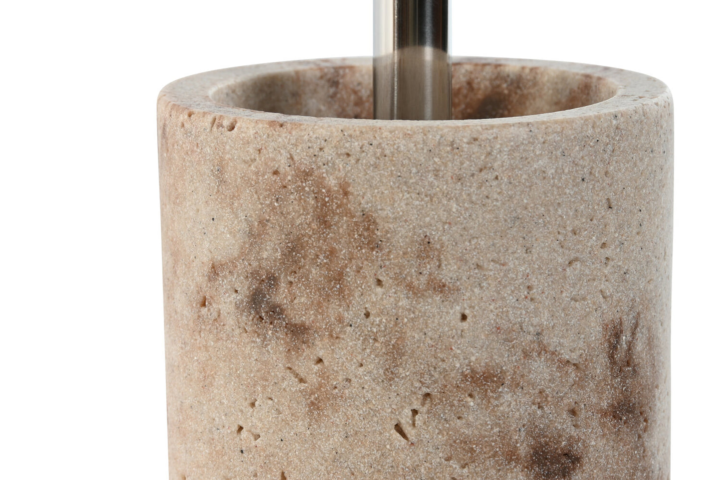 ESCOBILLERO RESINA PE 10:5X10:5X37 SIMIL MARMOL