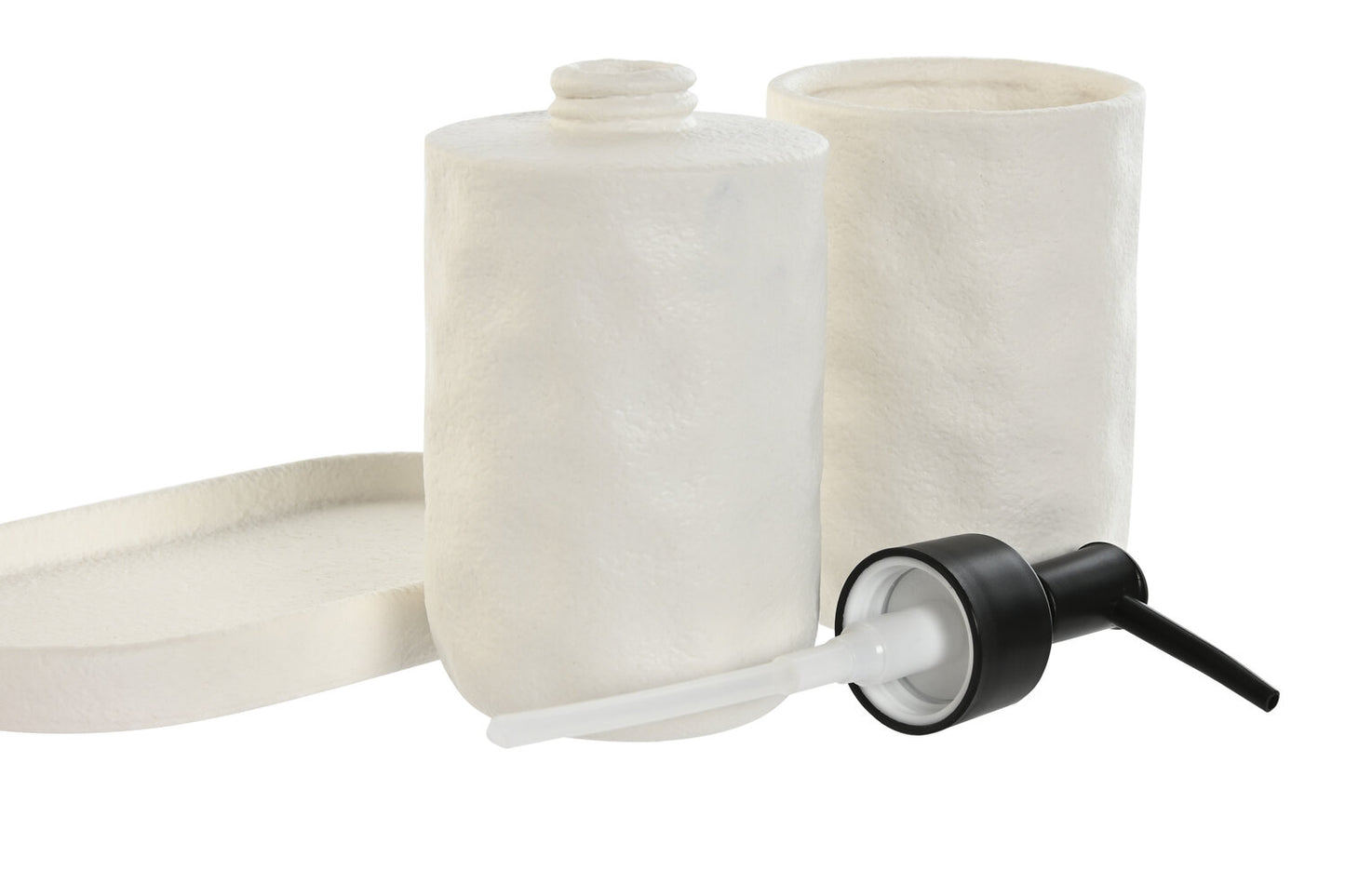 BAÑO SET 3 DOLOMITE ABS 17:5X9:5X18 300 ML BLANCO