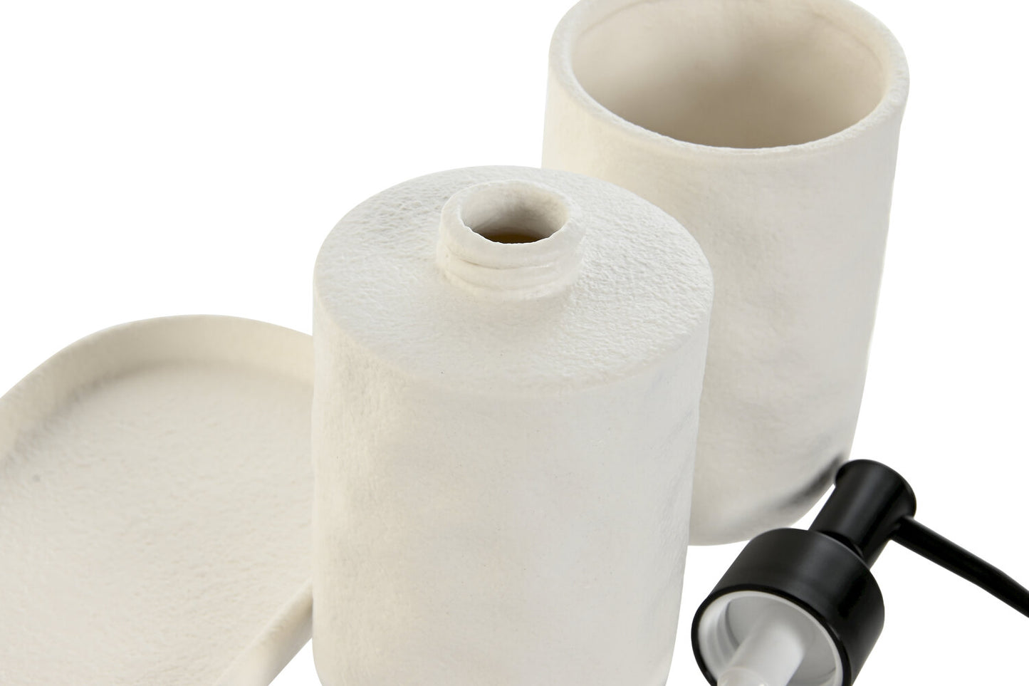 BAÑO SET 3 DOLOMITE ABS 17:5X9:5X18 300 ML BLANCO