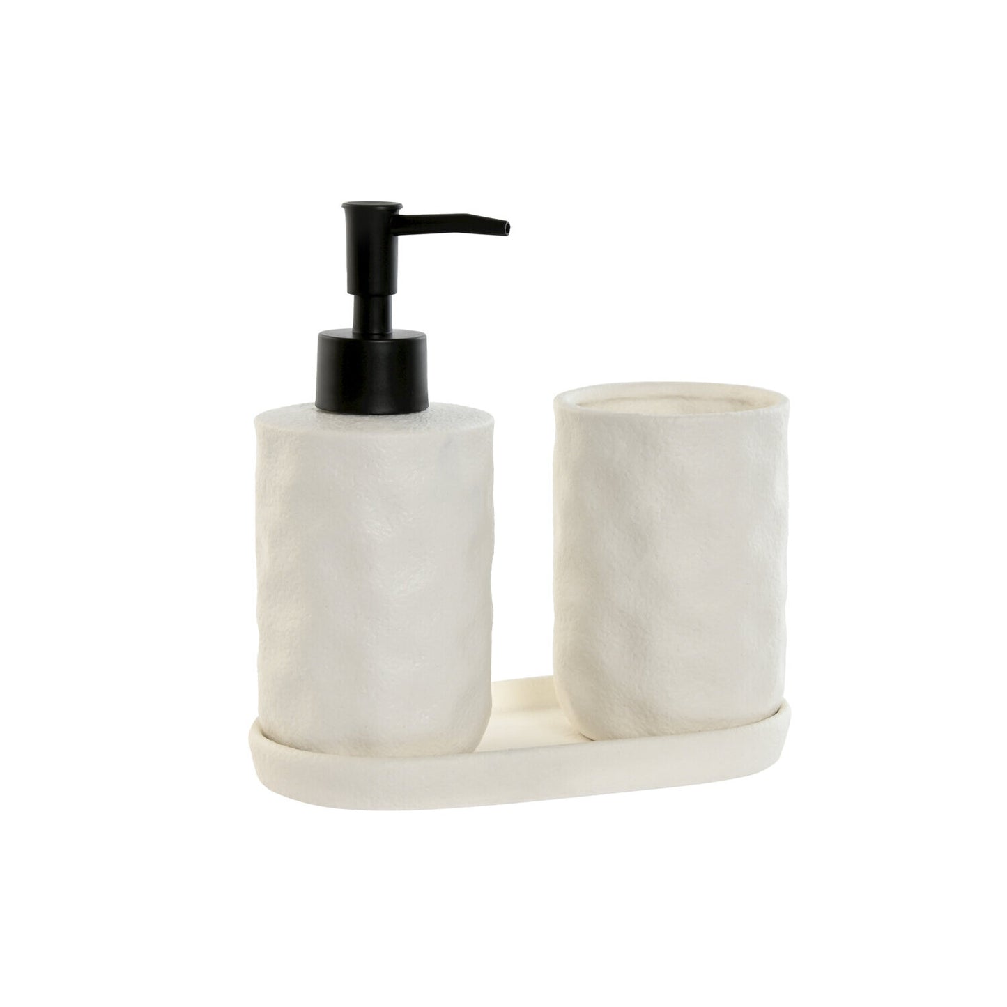 BAÑO SET 3 DOLOMITE ABS 17:5X9:5X18 300 ML BLANCO