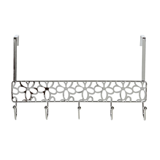 PERCHERO METAL 32X10X19 PUERTA CROMADO PLATEADO