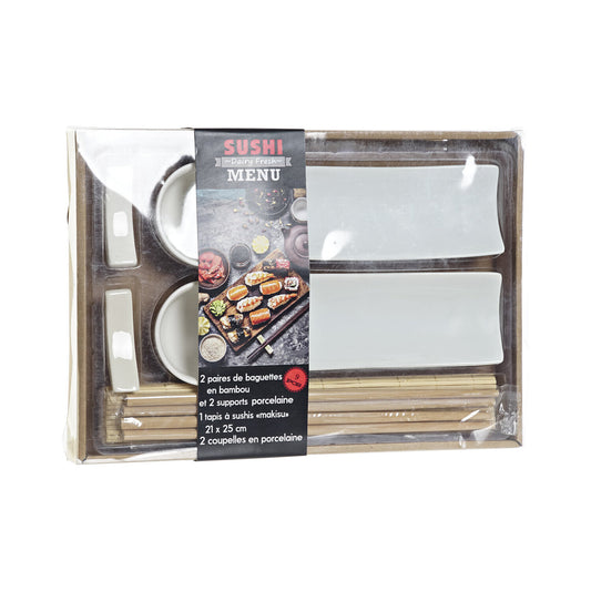SUSHI SET 9 BAMBU GRES 28:5X19:5X3:3 NATURAL