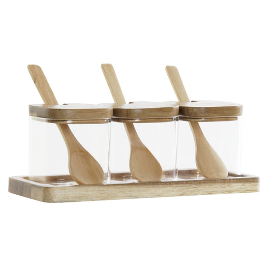 BOTE SET 3 BOROSILICATO BAMBU 20:5X8X1:5 150ML: