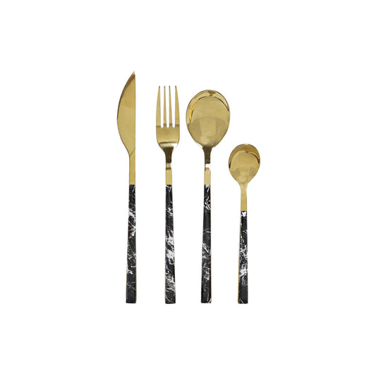 CUBERTERIA SET 16 INOX 2X1:2X22:5 2MM SIMIL MARMOL