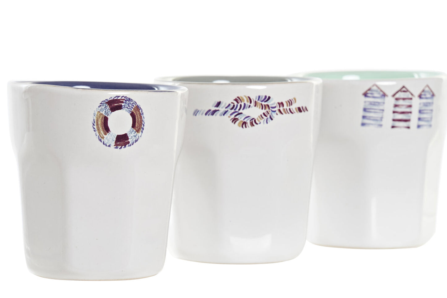 CAFE SET SET 6 GRES 20X14:6X6 90 ML: SALITRE AZUL