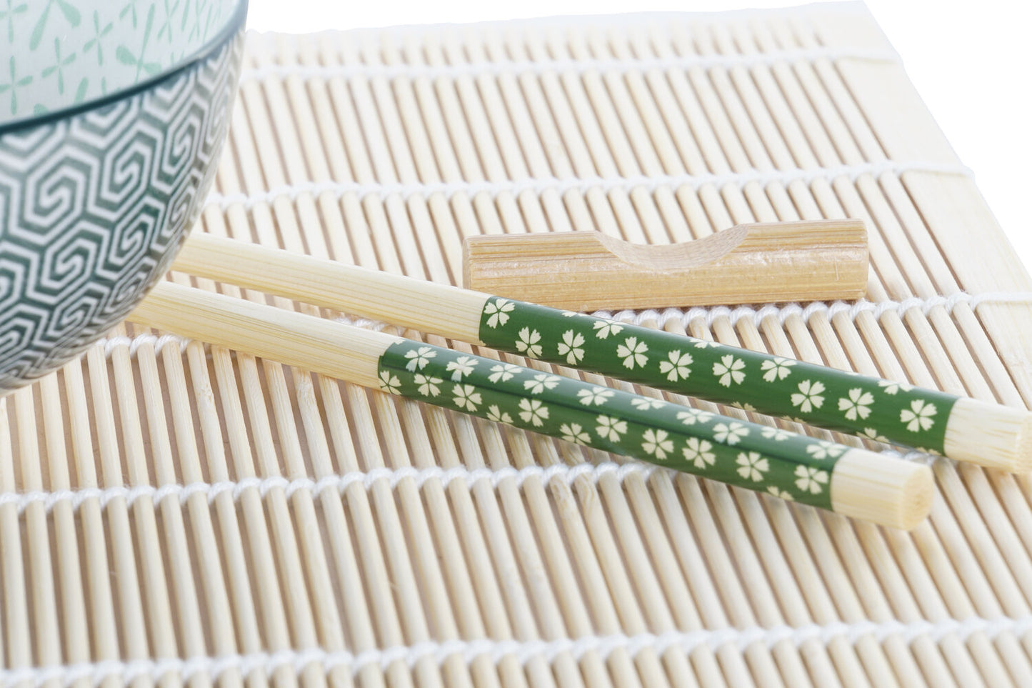 SUSHI SET 16 BAMBU GRES 14:5X14:5X31 VERDE