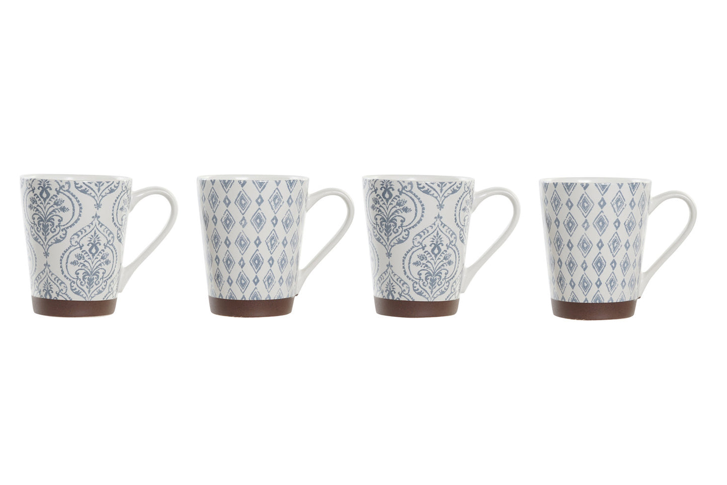 MUG SET 4 GRES 19X13X31 300 ML: AZULEJOS