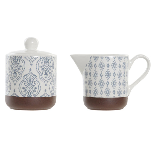 AZUCARERO SET 2 GRES 12:5X6:5X8 AZULEJOS AZUL