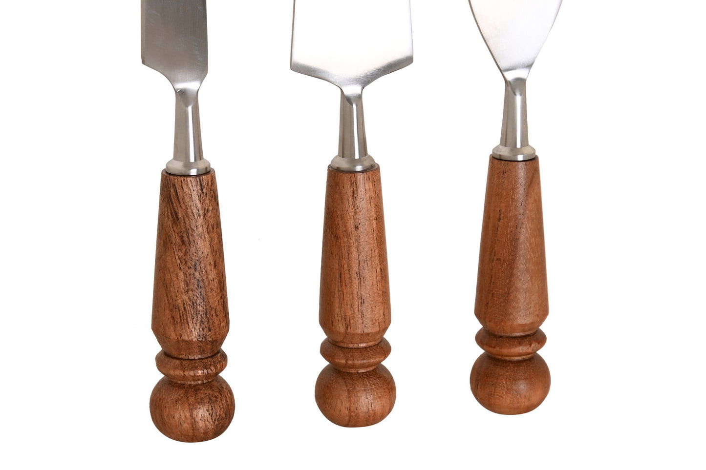 CUCHILLO SET 3 INOX ACACIA 2:75X1:5X18:5 QUESO