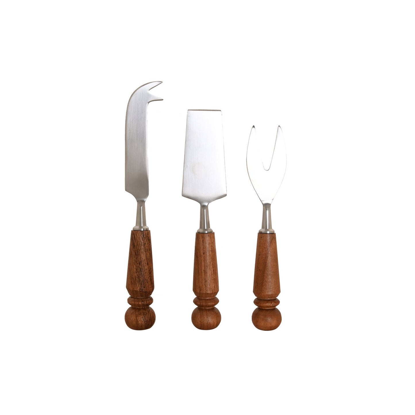 CUCHILLO SET 3 INOX ACACIA 2:75X1:5X18:5 QUESO