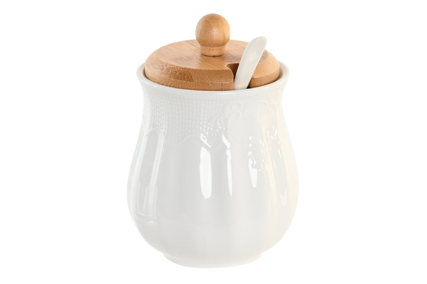 SALSERA SET 4 PORCELANA BAMBU 29:5X9X13 BLANCO