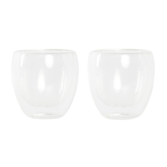 VASO SET 2 CRISTAL 8:3X8:3X8:9 250ML DOBLE PARE