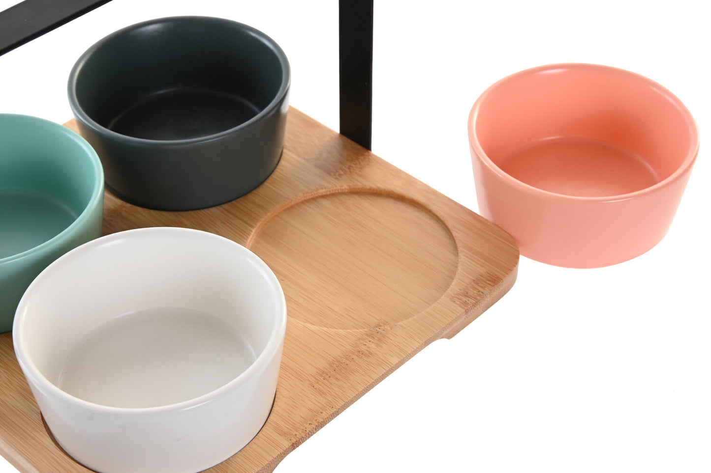 APERITIVO SET 5 BAMBU PORCELANA 20X20X14