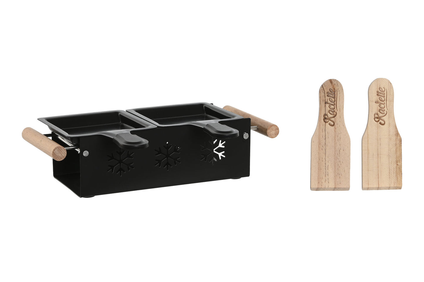 RACLETTE METAL RUBBERWOOD 25X10X6 NEGRO