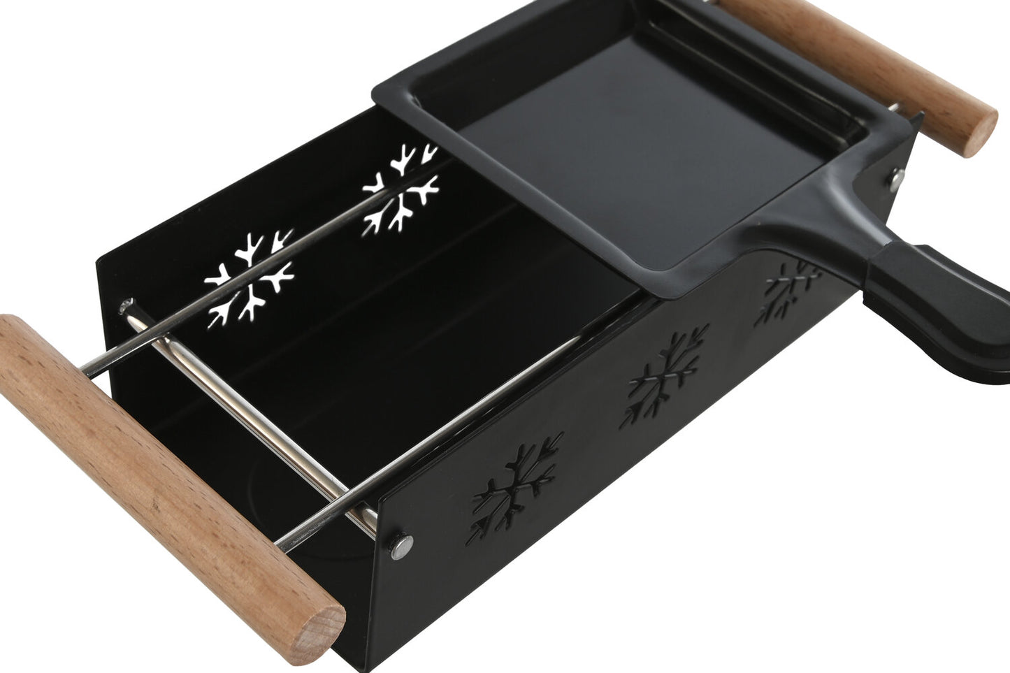 RACLETTE METAL RUBBERWOOD 25X10X6 NEGRO