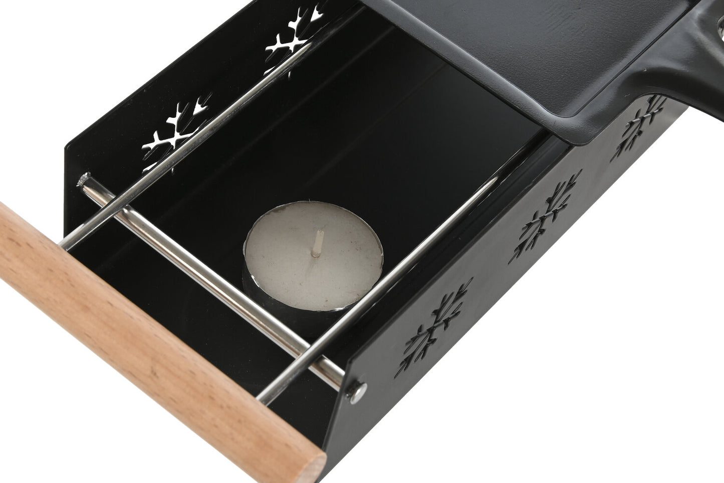 RACLETTE METAL RUBBERWOOD 25X10X6 NEGRO