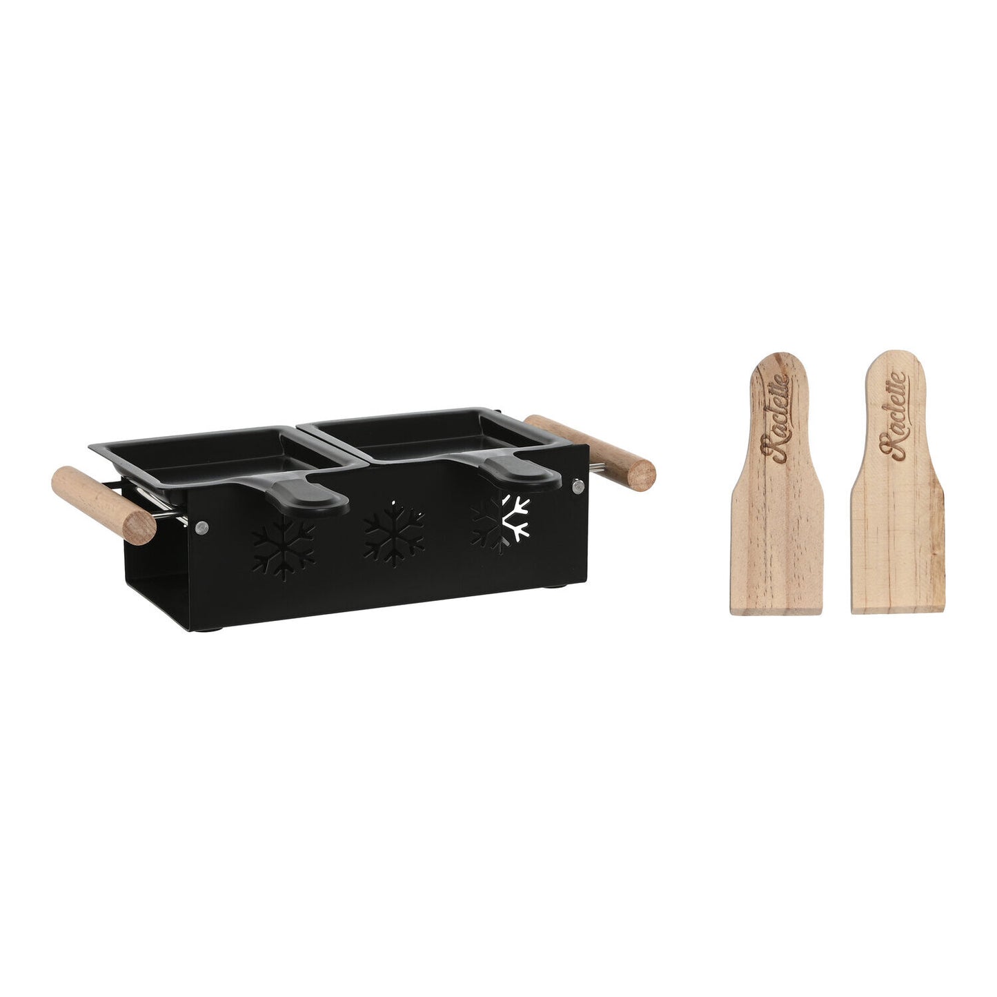 RACLETTE METAL RUBBERWOOD 25X10X6 NEGRO