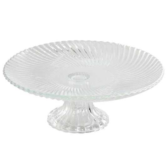 PLATO CRISTAL 20:5X20:5X7:5 RAYADO TRANSPARENTE