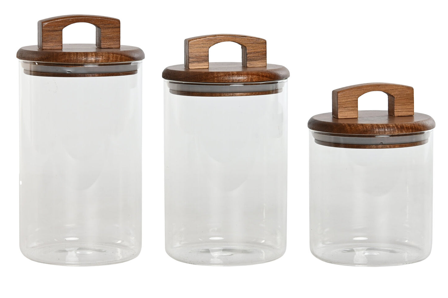 BOTE SET 3 BOROSILICATO 10X10X20 1L 650ML / 900ML