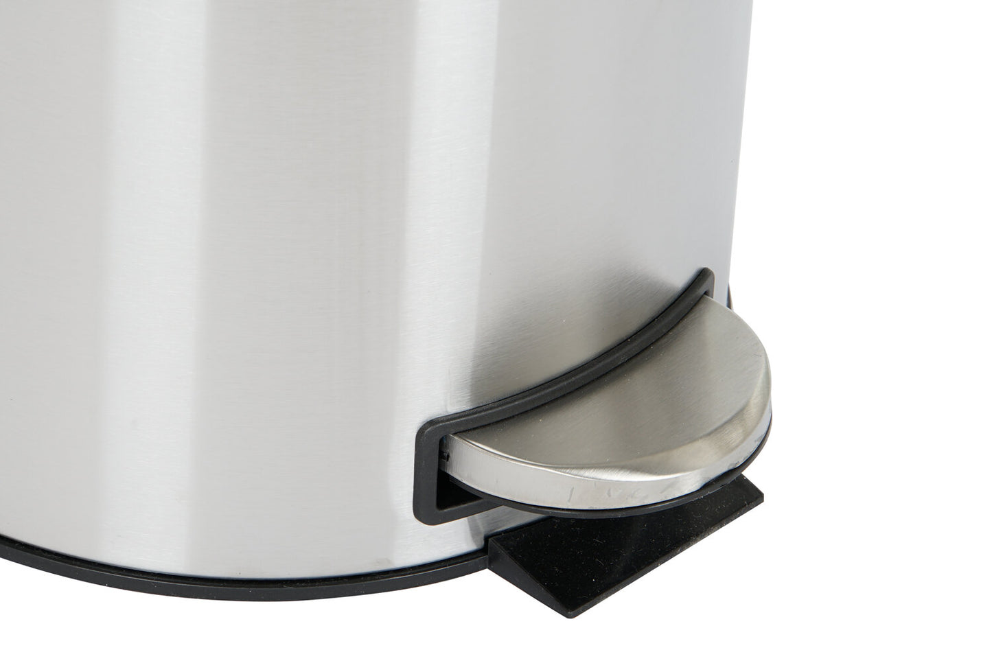 PAPELERA INOX PP 25X25X39 12L MATE PLATEADO