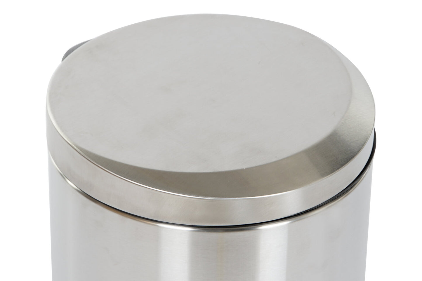 PAPELERA INOX PP 25X25X39 12L MATE PLATEADO