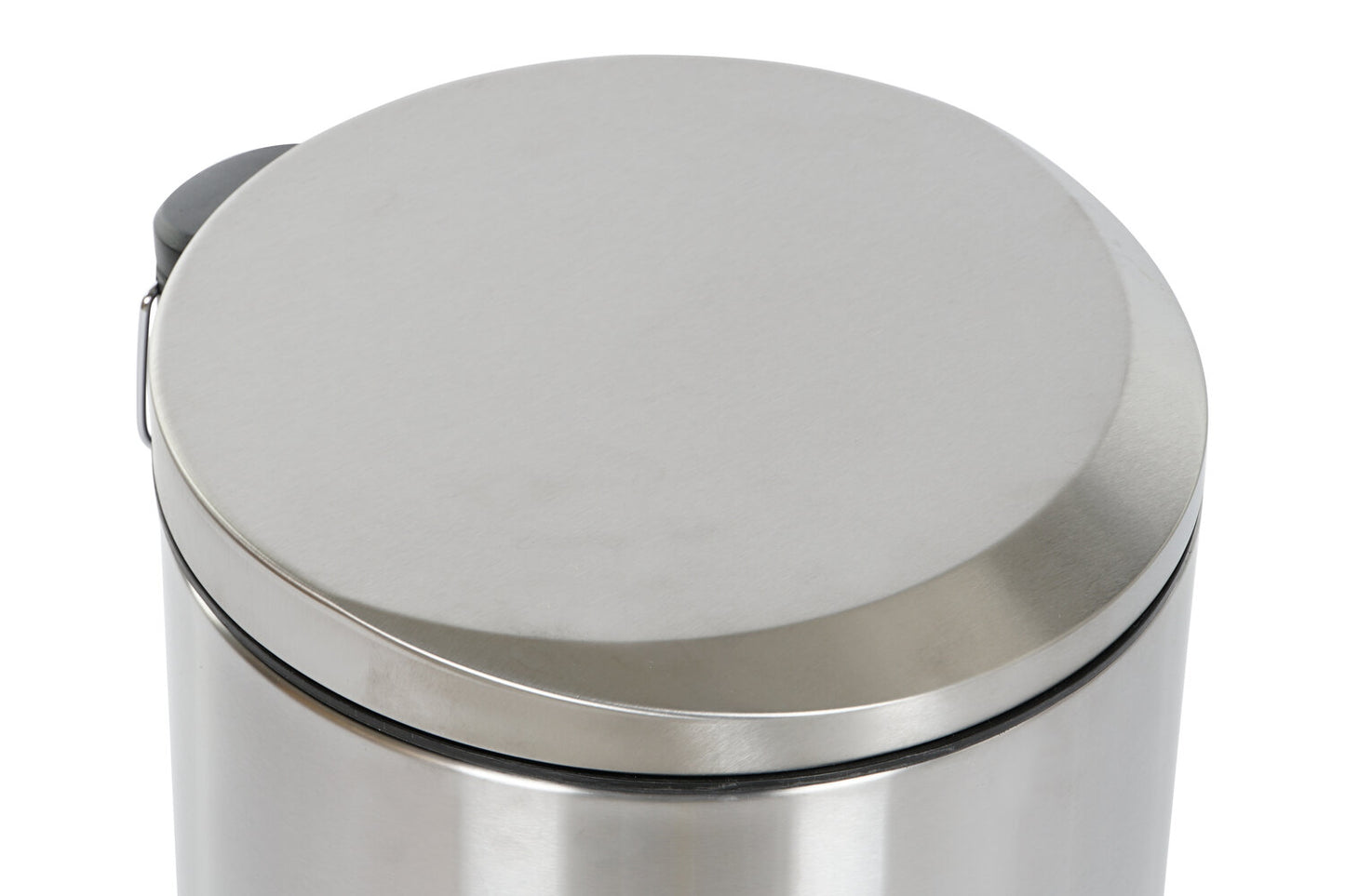 PAPELERA INOX PP 29:5X29:5X62:5 30L: MATE PLATEADO