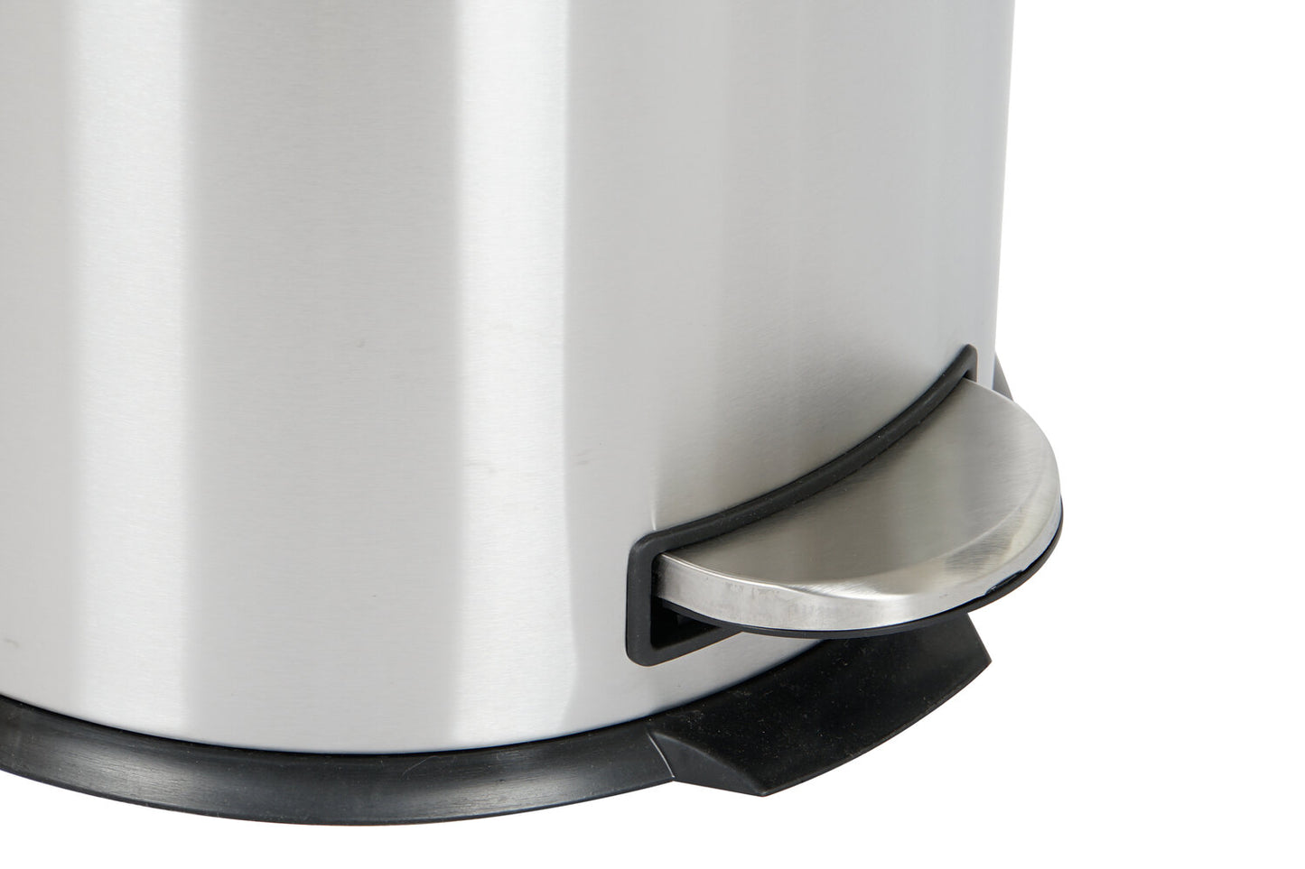 PAPELERA INOX PP 29:5X29:5X62:5 30L: MATE PLATEADO