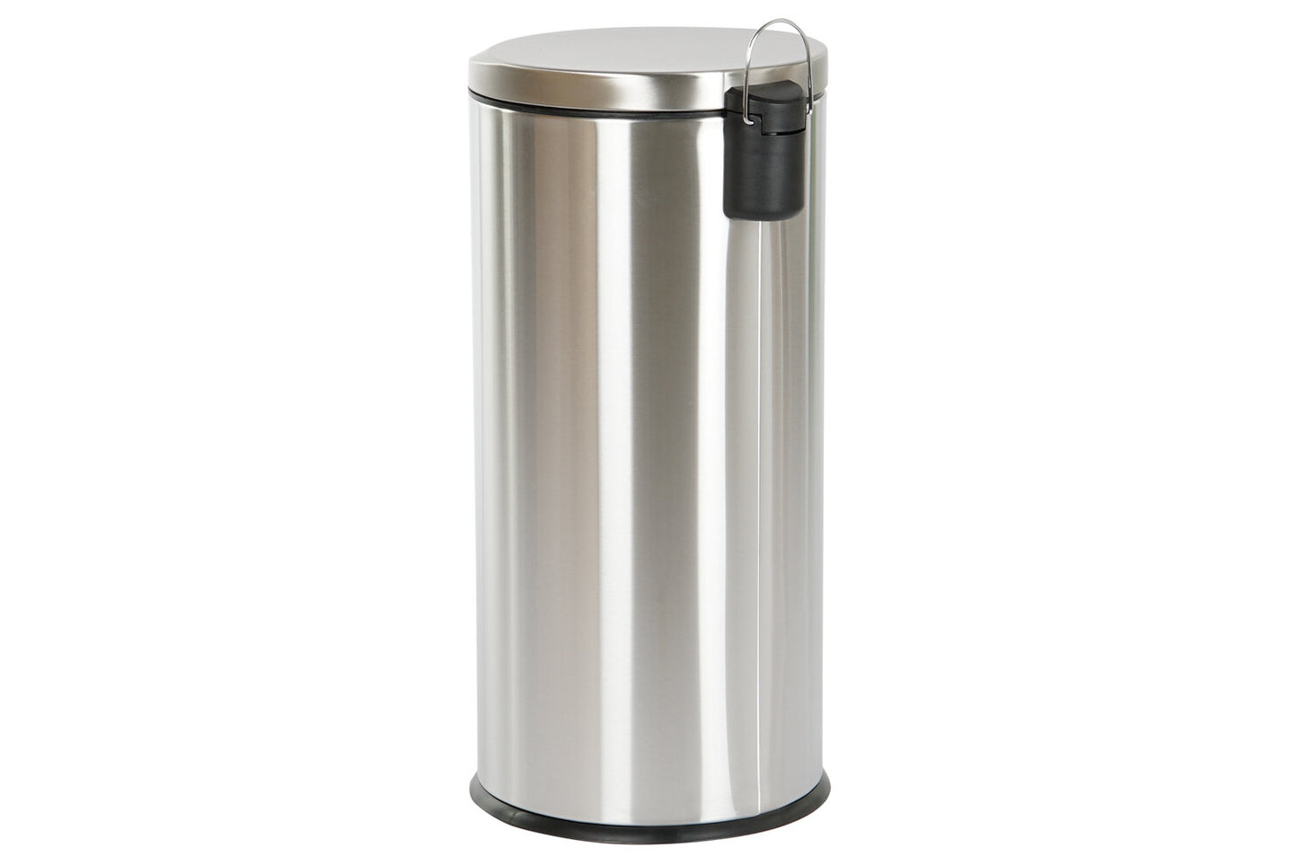 PAPELERA INOX PP 29:5X29:5X62:5 30L: MATE PLATEADO