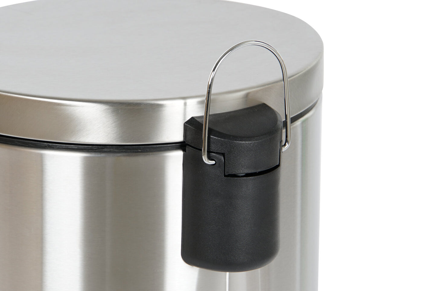 PAPELERA INOX PP 29:5X29:5X62:5 30L: MATE PLATEADO