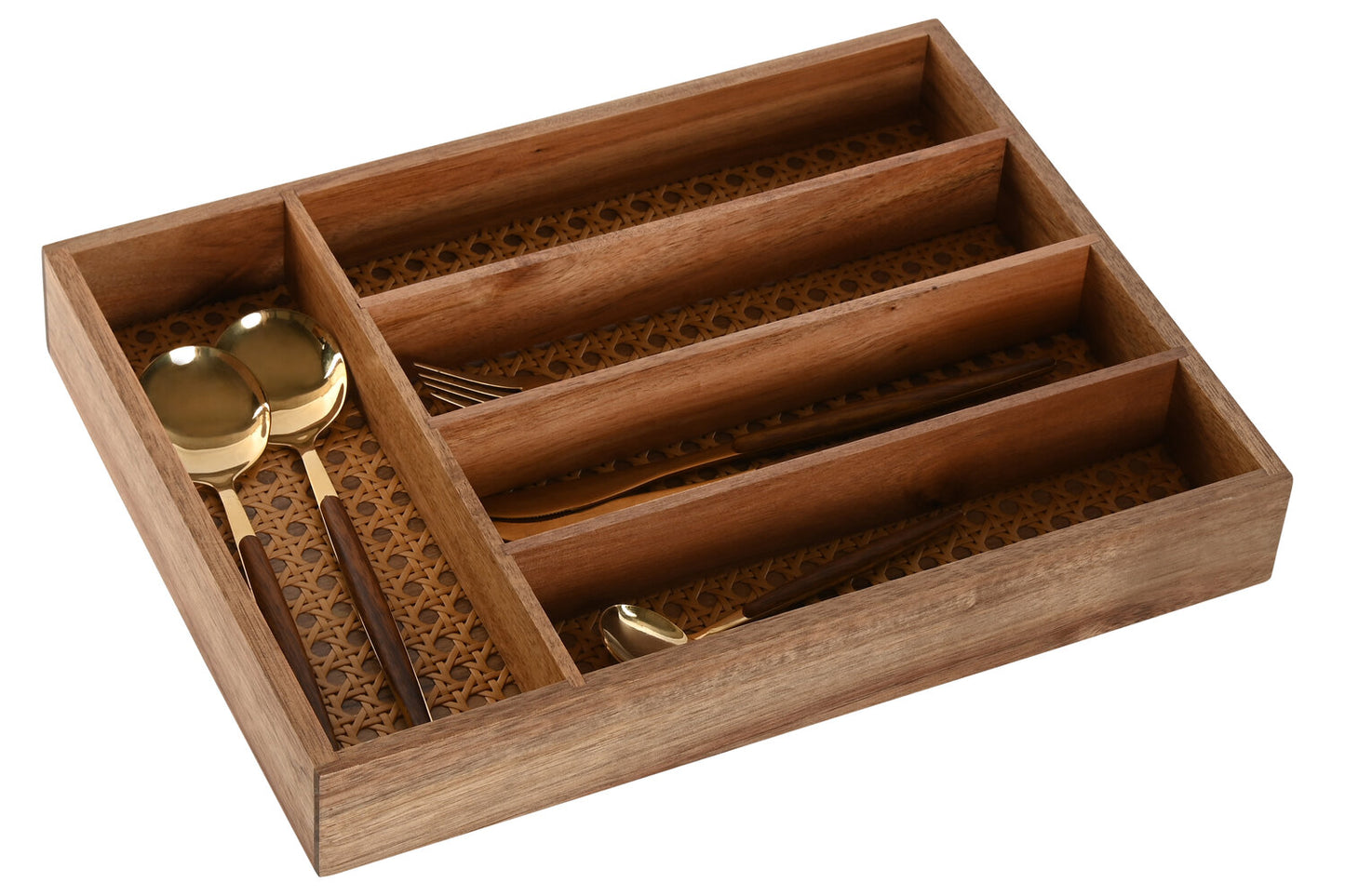 CUBERTERO ACACIA RATAN 34:5X25:5X5 NATURAL