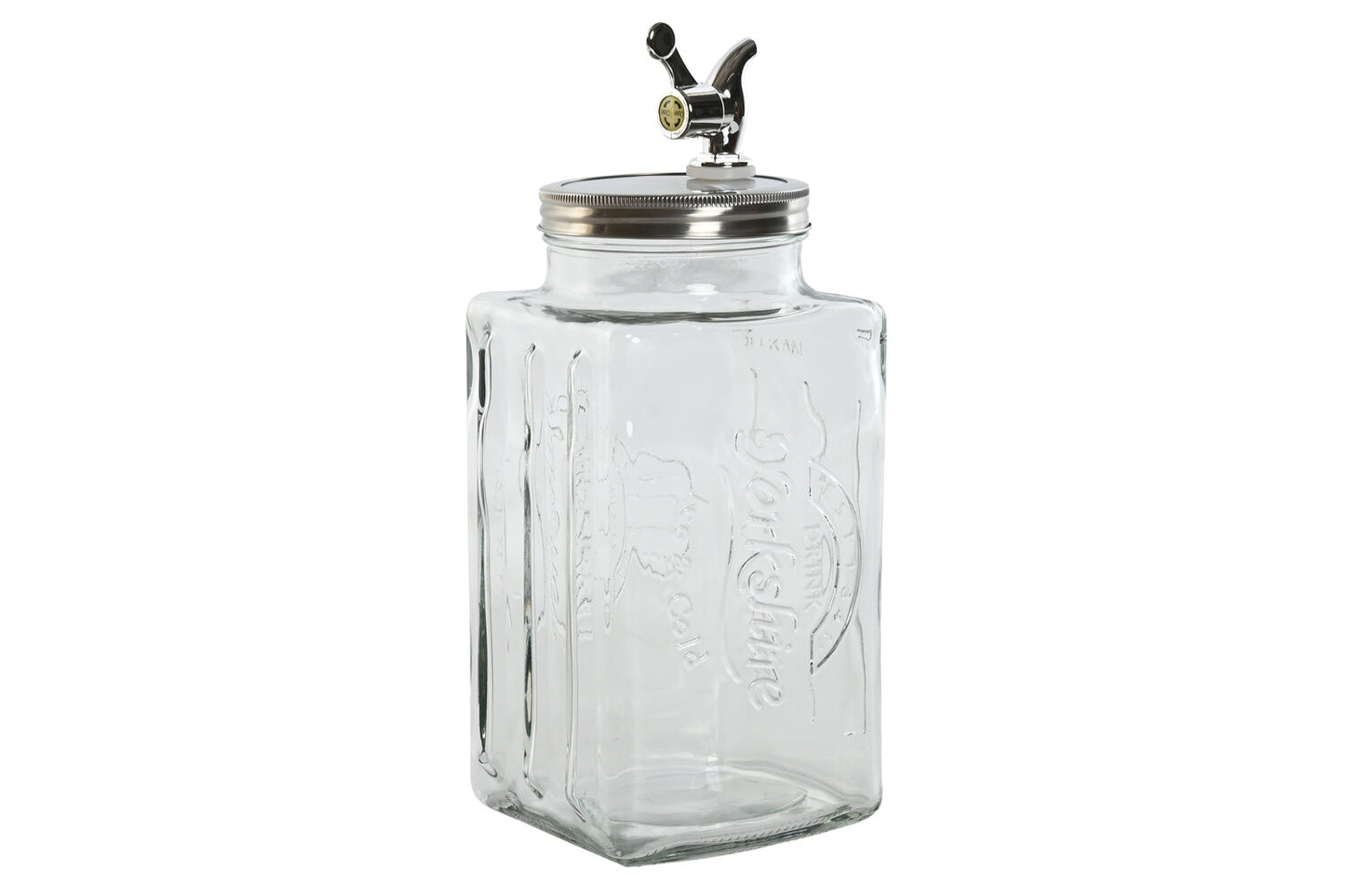 DISPENSADOR BEBIDAS CRISTAL METAL 13X13:5X32:5 3L