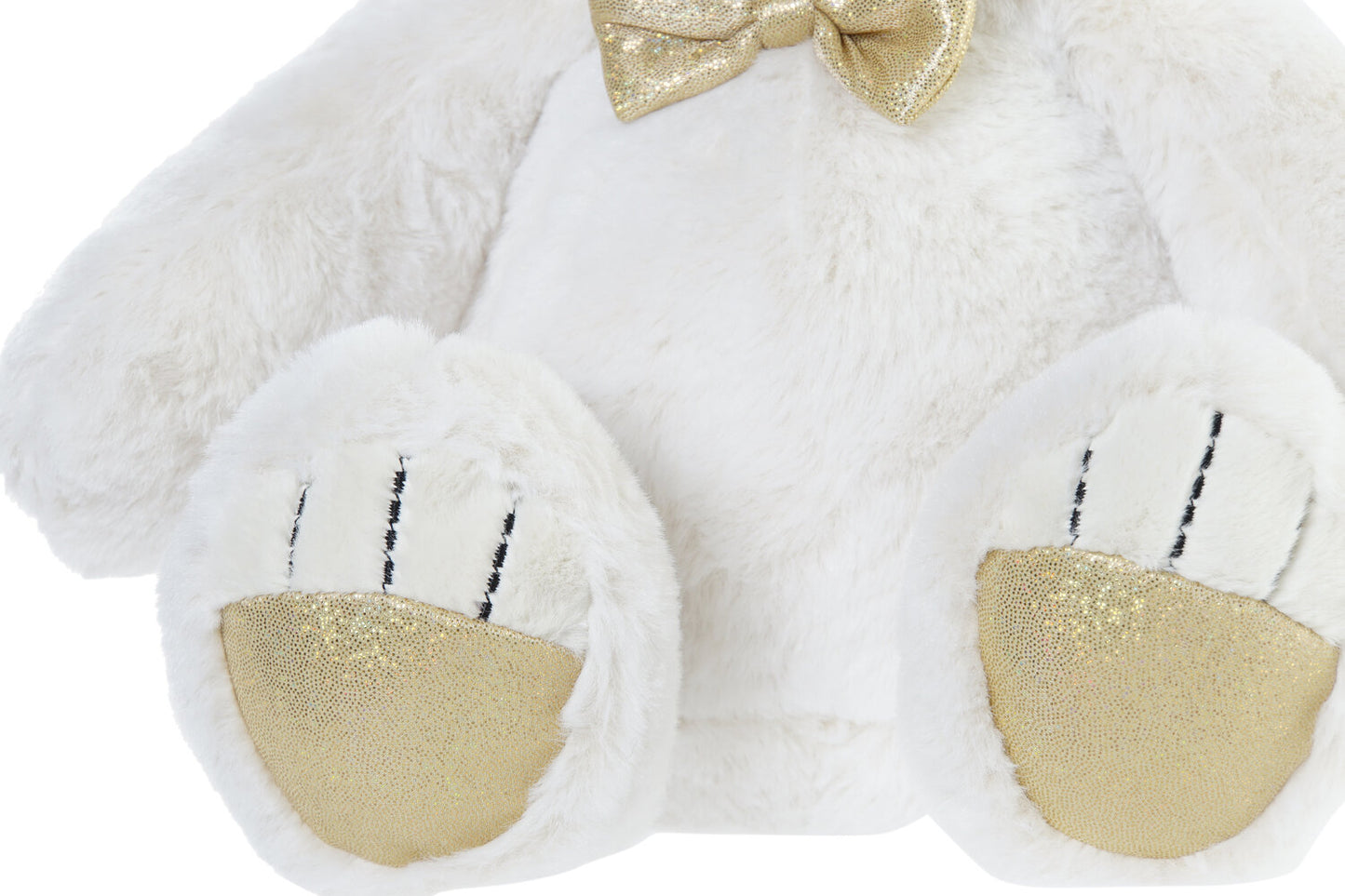 PELUCHE POLIESTER 30X30X36 OSO BLANCO