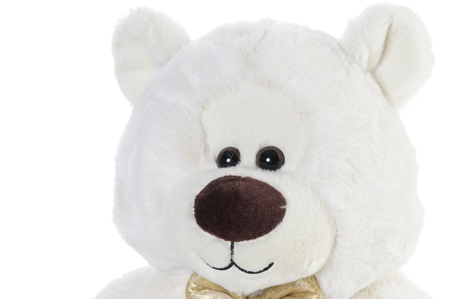 PELUCHE POLIESTER 30X30X36 OSO BLANCO